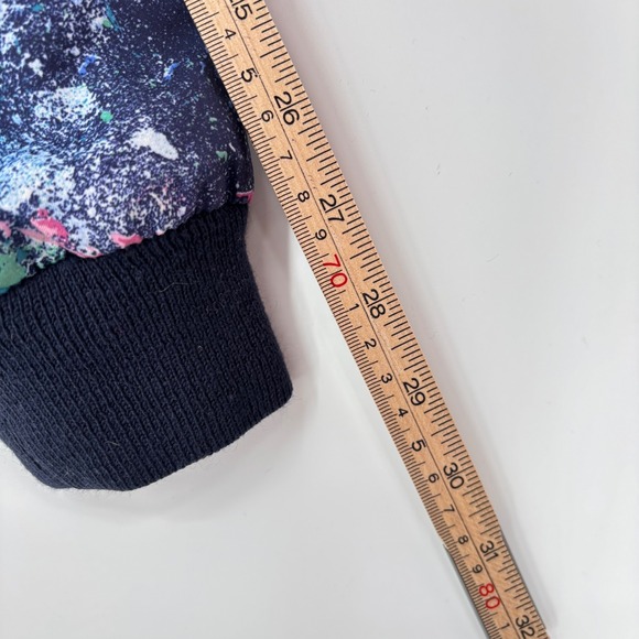 Vtg Sunderland of Scotland Weatherbeater Print Pullover Sz L Windbreaker Blue - Picture 11 of 11